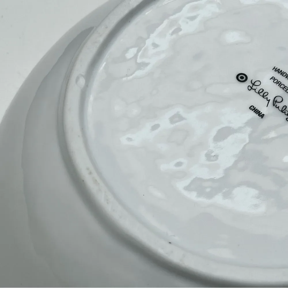 Lilly Pulitzer for Target Porcelain Pineapple Serving Bowl - White with Gold Rim - Picture 9 of 15